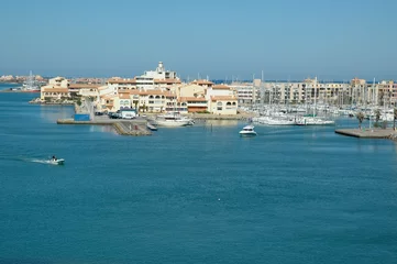 Cercles muraux Porte Port Leucate, Aude, le port de plaisance