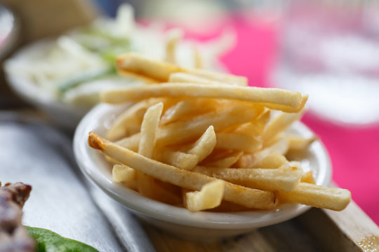 french fries detail