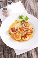 fried scallop