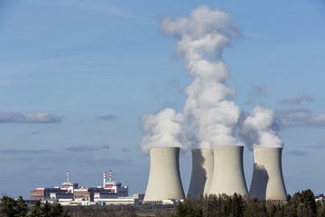 Nuclear power plant Temelin in the Czech Republic.