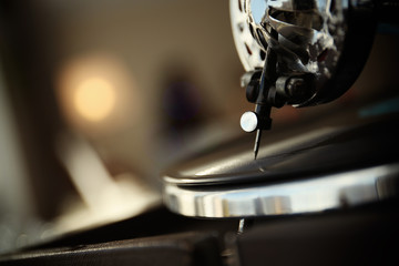 Old gramophone closeup