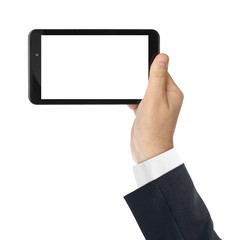 Hand with touchpad pc