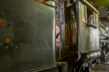 Vintage railroad cars