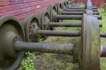 Locomotive axels