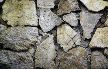 retro stone wall
