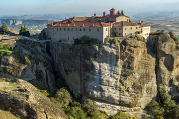 Fototapeta na wymiar Meteora, Holy Monastery of St. Stephen, Greece