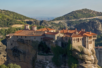 Fototapeta na wymiar Meteora, Holy Monastery of Varlaam, Greece