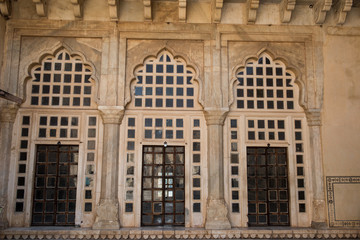Fototapeta na wymiar Architecture inside Amer Palace Complex