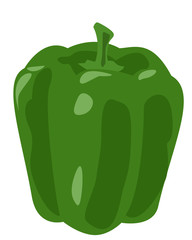 緑色のピーマン