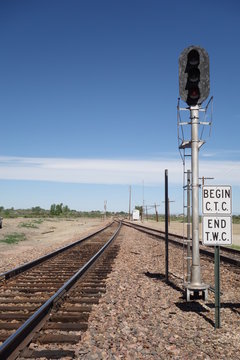 Transition Point between TWC and CTC Railroad Traffic Control Systems