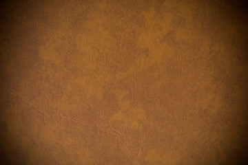 Brown leather close up background