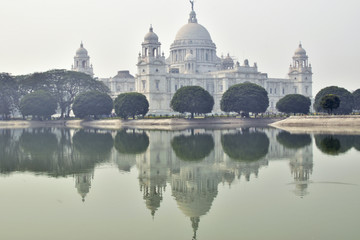 Obraz premium Victoria Memorial, Kolkata , India - Historical monument.