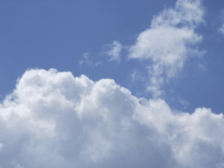 Fototapeta na wymiar Sky with clouds in Nature