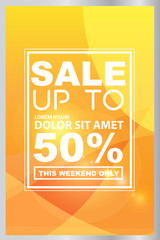 Big sale, beauty cosmetics sale vector