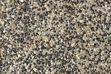 Exposed aggregate concrete