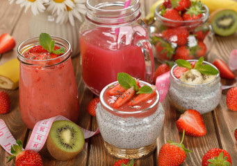 Diet desserts and drinks
