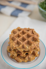 Herzhafte Waffeln