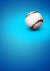3D rendering baseball background