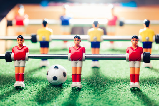 table football soccer game, abstract light