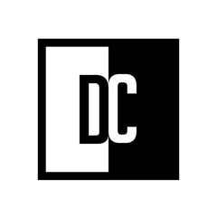 initial square half logo