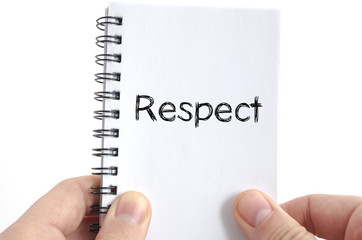 Respect text concept