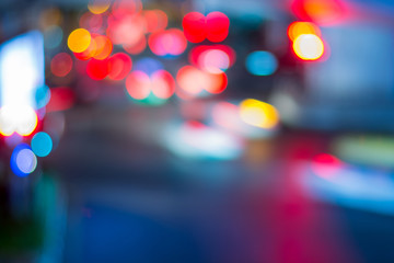 blue bokeh abstract light background