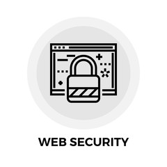 Web Security Line Icon