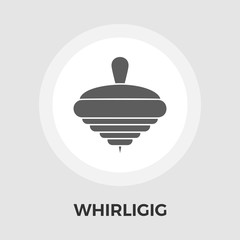 Whirligig vector flat icon