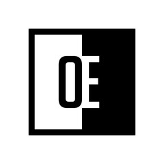 initial square half logo