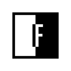 initial square half logo