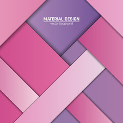 Vector material design background. Abstract creative concept layout template. For web and mobile app, paper art illustration design. style blank, poster, booklet. Motion wallpaper element. Flat ui
