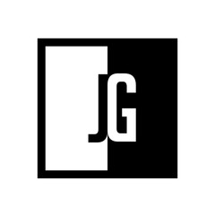 initial square half logo