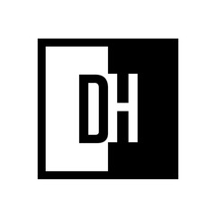 initial square half logo