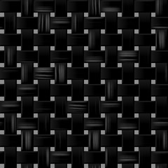 black woody rattan wicker weave seamless pattern texture background