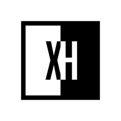 initial square half logo