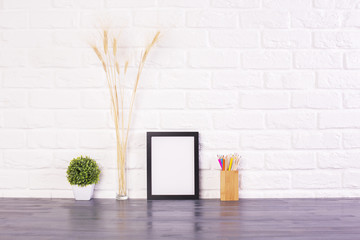 Blank picture frame