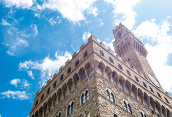 Piazza della Signoria a Firenze, Italia