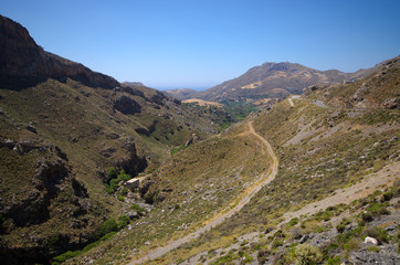 Hills on Crete island, Greece