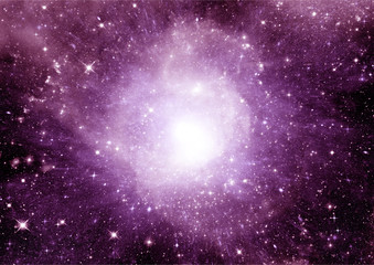 galaxy in a free space