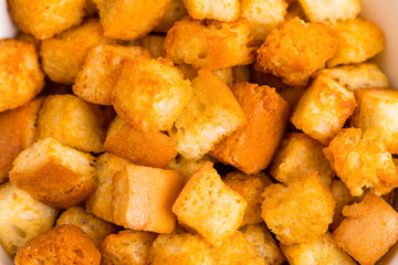 Assorted hard chucks snack.