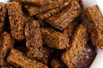 Assorted hard chucks snack.