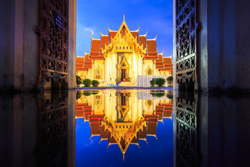 The Marble Temple, Wat Benchamabopitr Dusitvanaram Bangkok, Thailand
