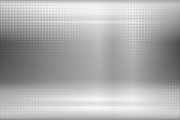 Dotted metal texture. Vector abstract backround. Used opacity mask for glossy effect at surface