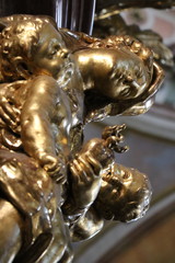 Statue de l’église Saint-Nicolas de Mala Strana à Prague