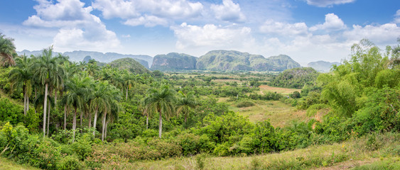 Panorama of Vinales Valley, Cuba