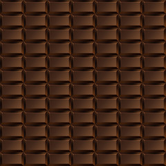 Obraz premium Seamless texture with a delicious dark chocolate tiles