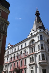 Fototapeta premium Façade d’immeuble classique à Prague