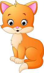 Cute cat cartoon