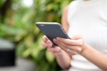 Hand hold with cellphone