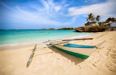 Philippines traditional fishing boat